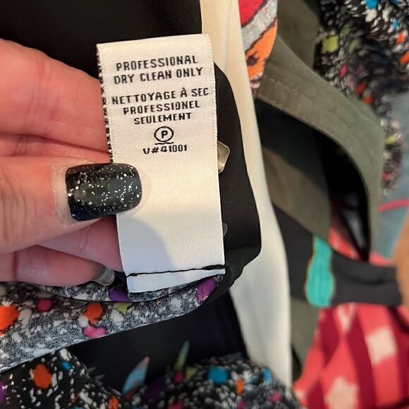 Diane von Fürstenberg multi colored confetti, Catherine silk dress, 4! - Picture 12 of 13